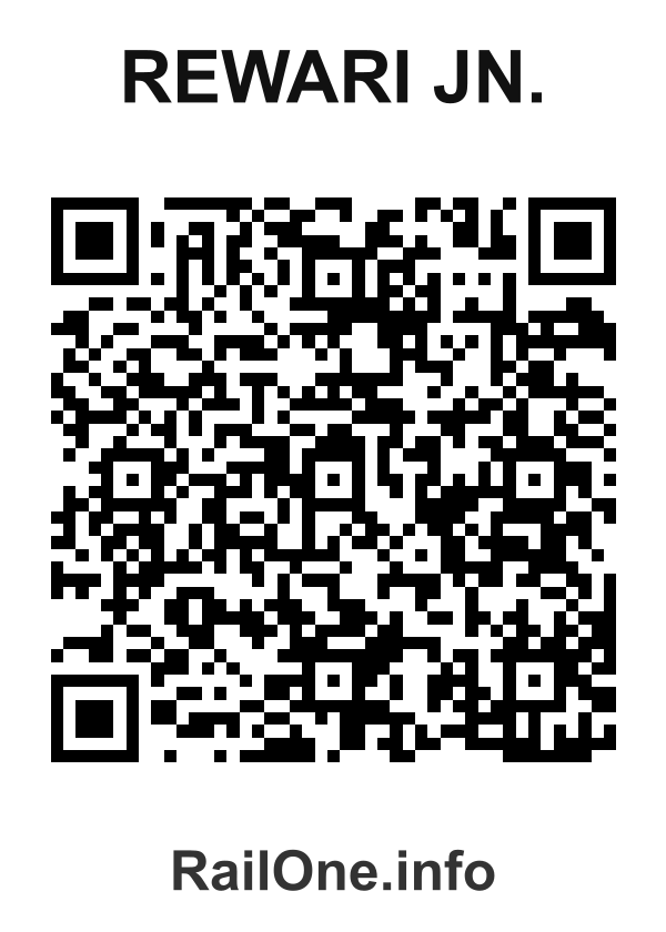 RailOne QR Code for Rewari Jn. station