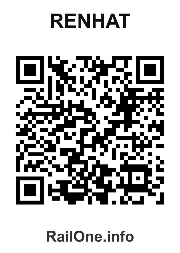 RailOne QR Code for Renhat station