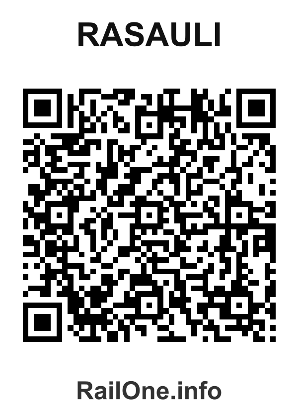 RailOne QR Code for Rasauli station