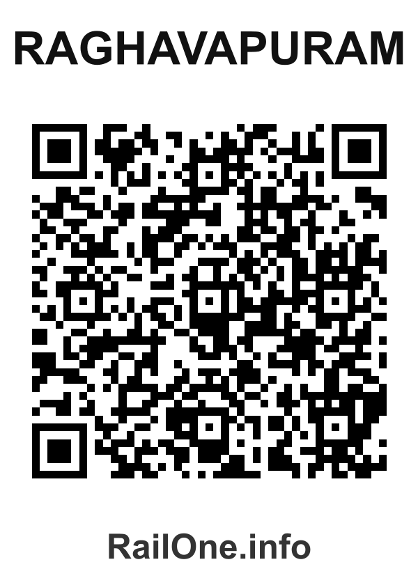 RailOne QR Code for Raghavapuram station