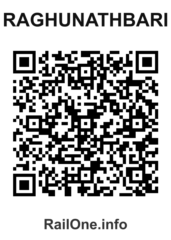 RailOne QR Code for Raghunathbari station