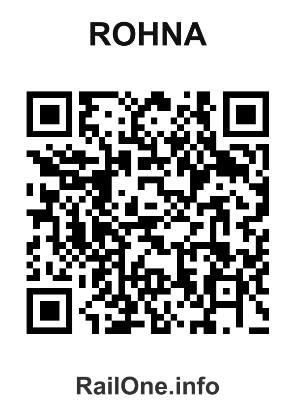 RailOne QR Code for Rohna station