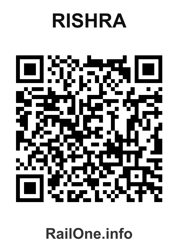RailOne QR Code for Rishra station