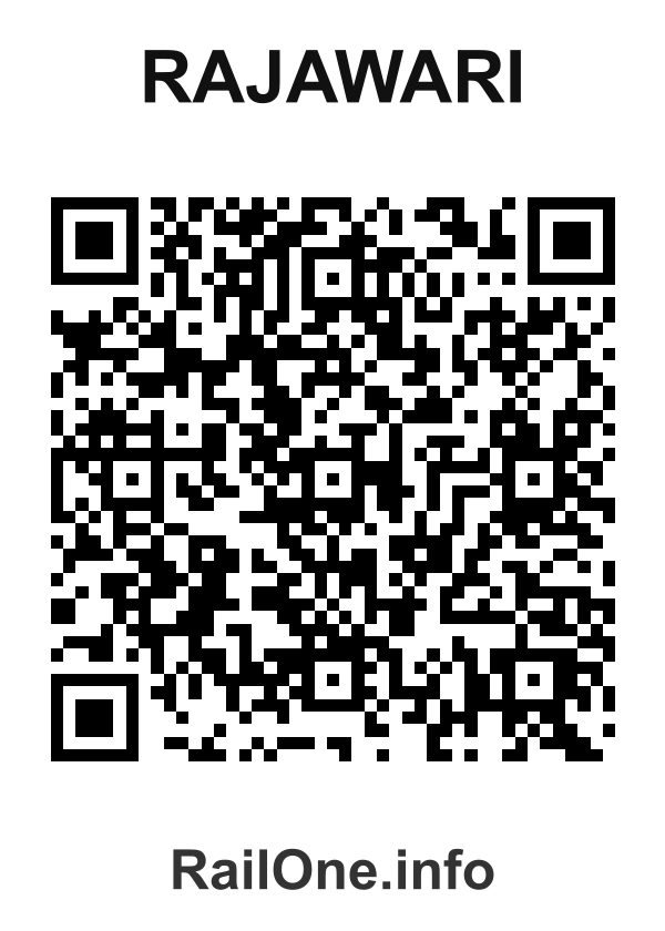 RailOne QR Code for Rajawari station