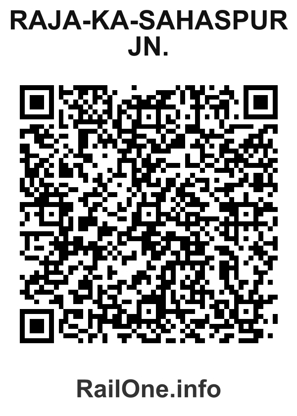 RailOne QR Code for Raja-ka-sahaspur Jn. station