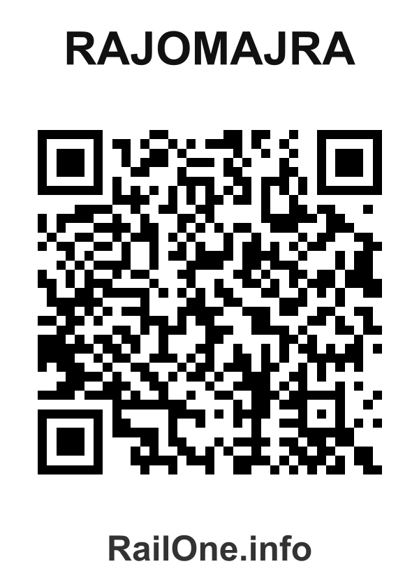 RailOne QR Code for Rajomajra station