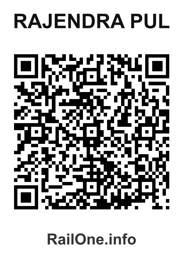 RailOne QR Code for Rajendra Pul station