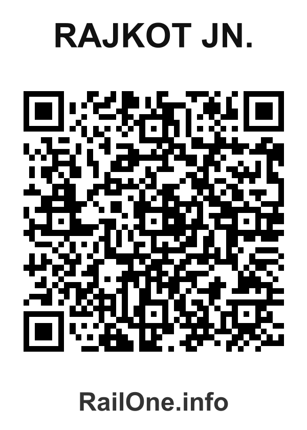 RailOne QR Code for Rajkot Jn. station