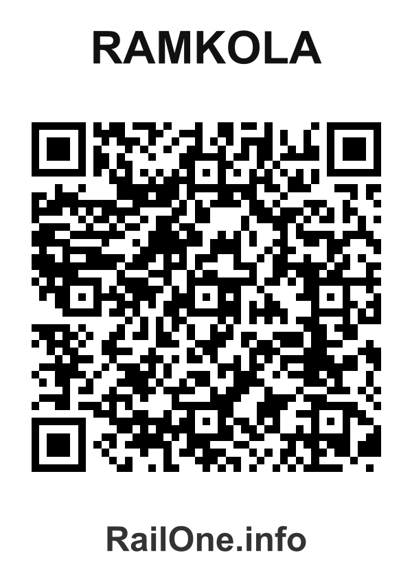 RailOne QR Code for Ramkola station