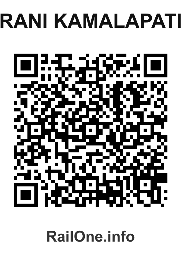 RailOne QR Code for Rani Kamalapati station