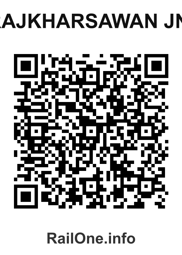 RailOne QR Code for Rajkharsawan Jn. station