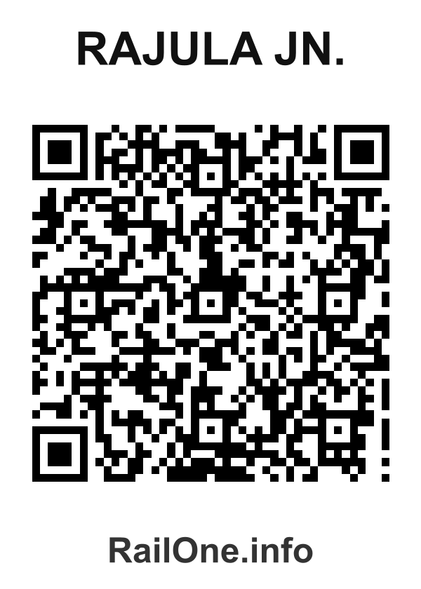 RailOne QR Code for Rajula Jn. station
