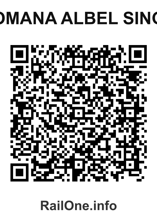 RailOne QR Code for Romana Albel Singh station