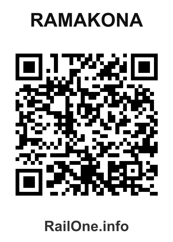 RailOne QR Code for Ramakona station