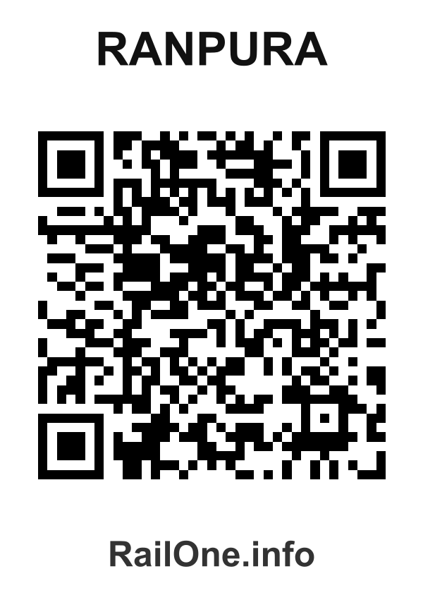 RailOne QR Code for Ranpura station