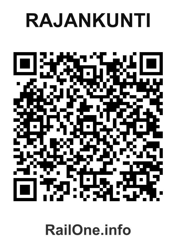 RailOne QR Code for Rajankunti station