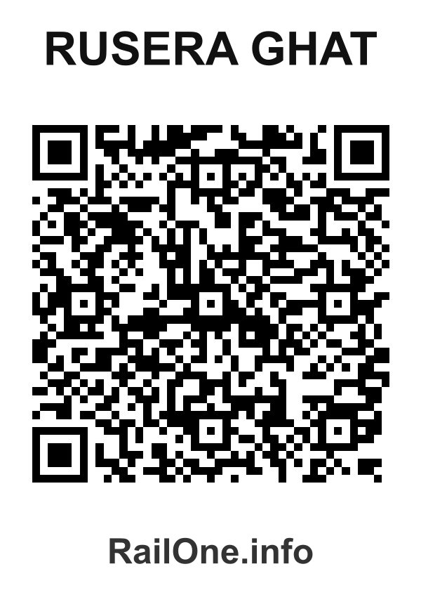 RailOne QR Code for Rusera Ghat station