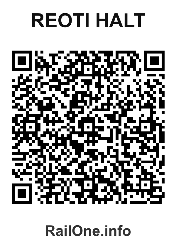 RailOne QR Code for Reoti Halt station