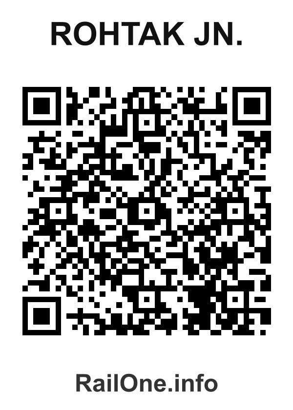 RailOne QR Code for Rohtak Jn. station