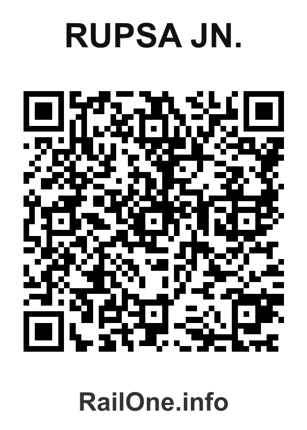 RailOne QR Code for Rupsa Jn. station