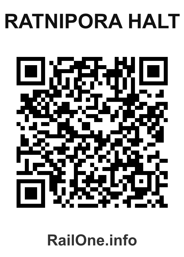 RailOne QR Code for Ratnipora Halt station
