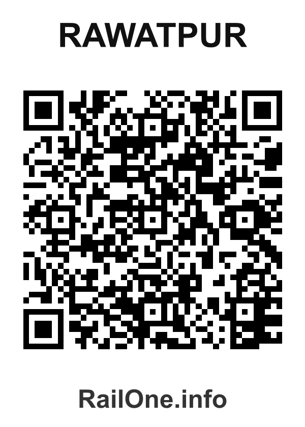 RailOne QR Code for Rawatpur station
