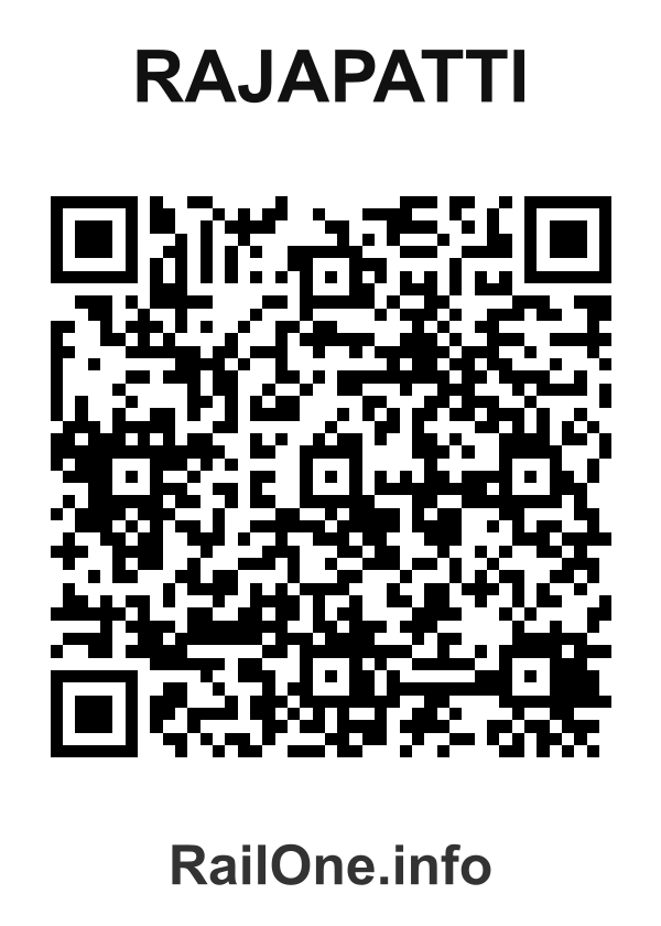 RailOne QR Code for Rajapatti station