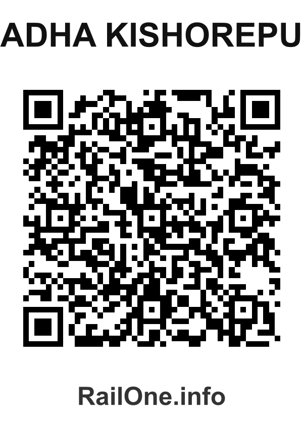 RailOne QR Code for Radha Kishorepur station