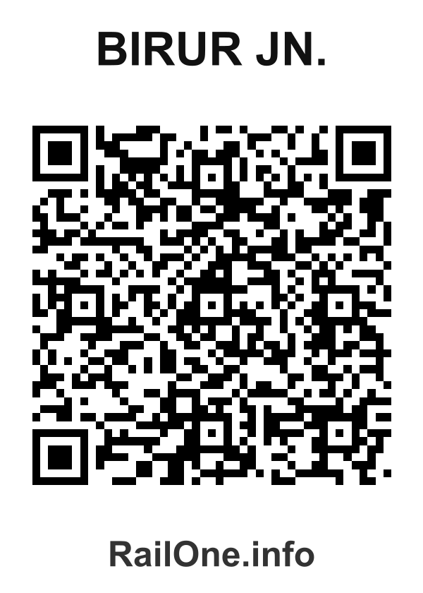 RailOne QR Code for Birur Jn. station