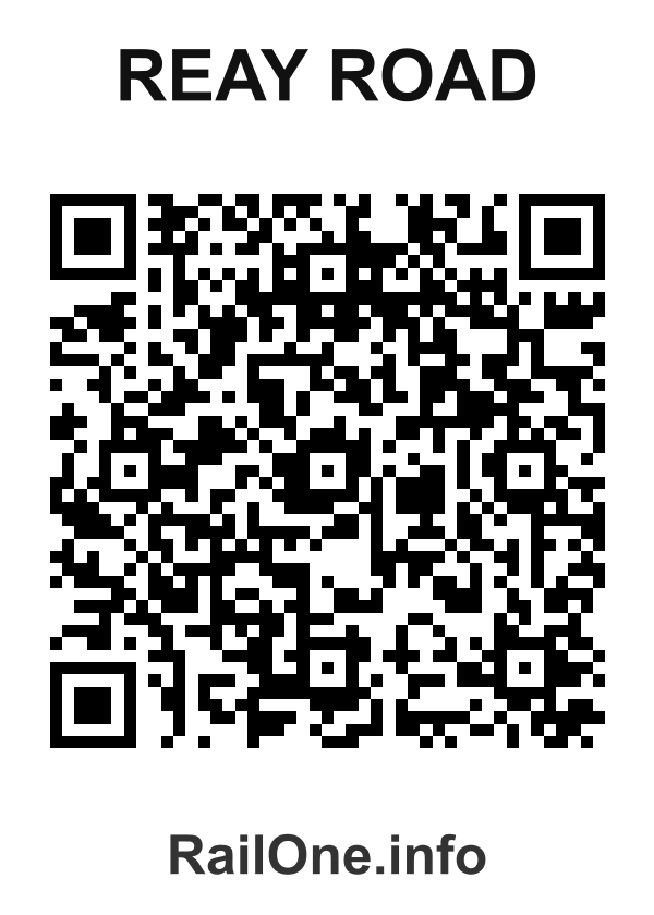 RailOne QR Code for Reay Road station