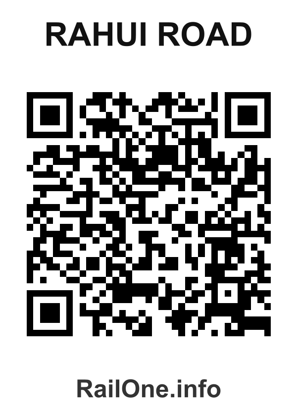 RailOne QR Code for Rahui Road station