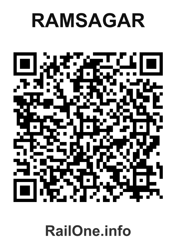 RailOne QR Code for Ramsagar station