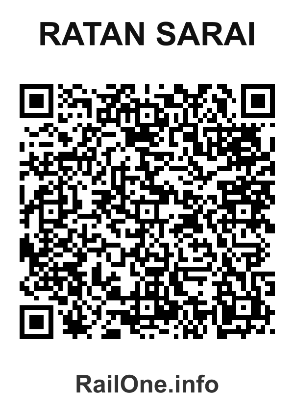 RailOne QR Code for Ratan Sarai station