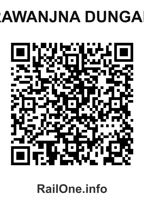 RailOne QR Code for Rawanjna Dungar station