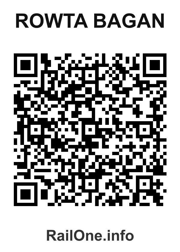 RailOne QR Code for Rowta Bagan station