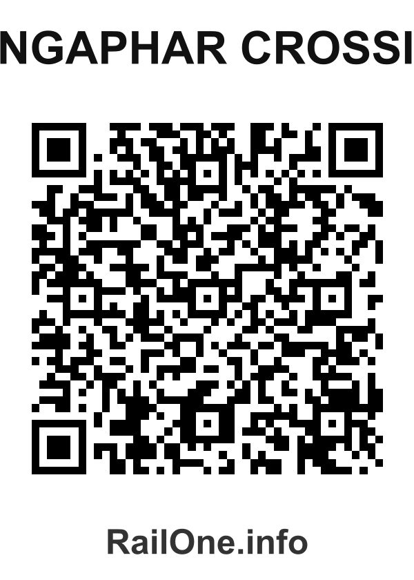 RailOne QR Code for Rangaphar Crossing station