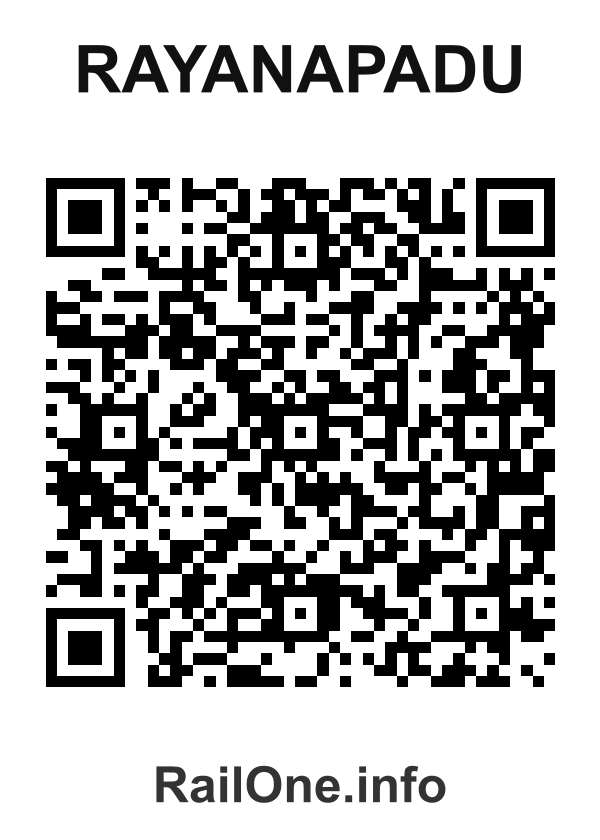 RailOne QR Code for Rayanapadu station