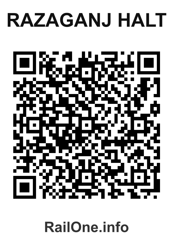 RailOne QR Code for Razaganj Halt station