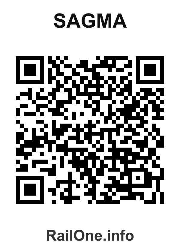 RailOne QR Code for Sagma station