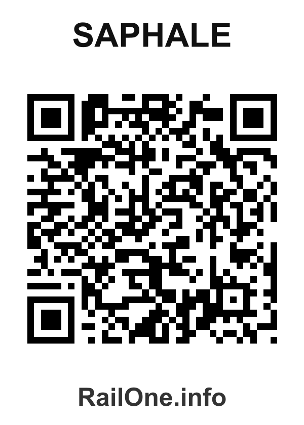 RailOne QR Code for Saphale station