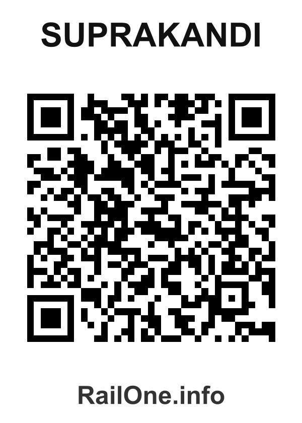 RailOne QR Code for Suprakandi station