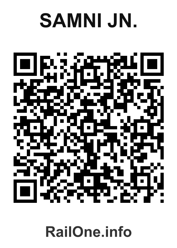 RailOne QR Code for Samni Jn. station