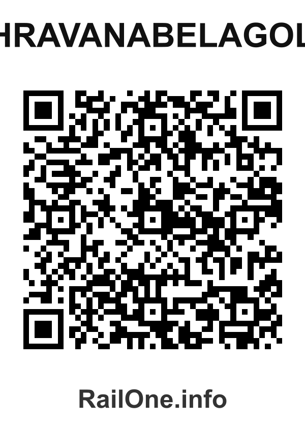 RailOne QR Code for Shravanabelagola station