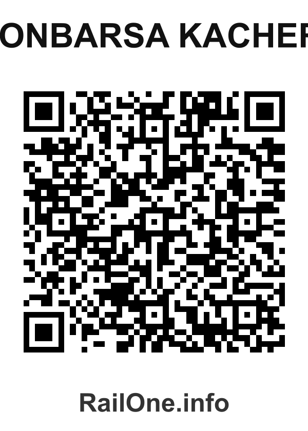 RailOne QR Code for Sonbarsa Kacheri station
