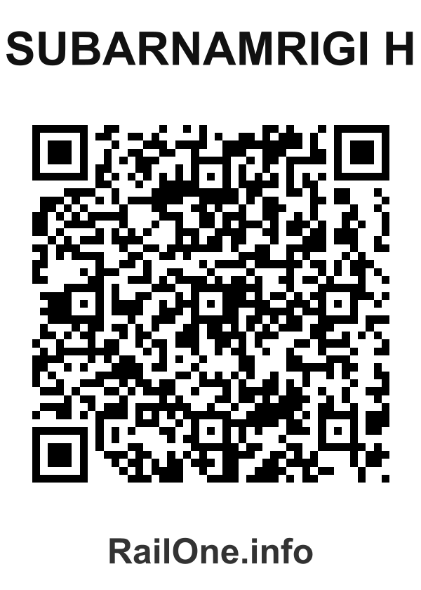 RailOne QR Code for Subarnamrigi H station