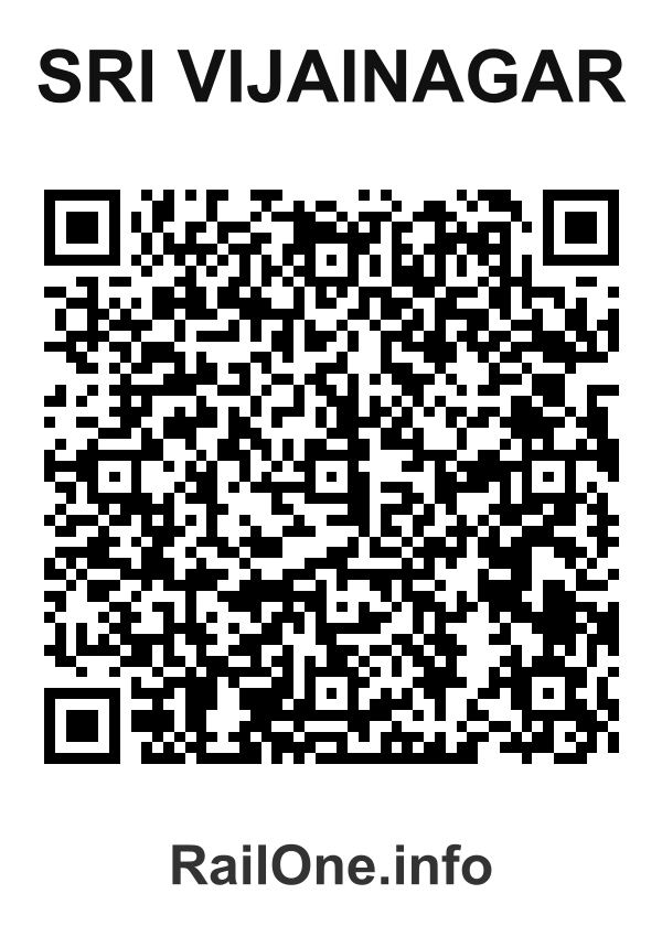 RailOne QR Code for Sri Vijainagar station