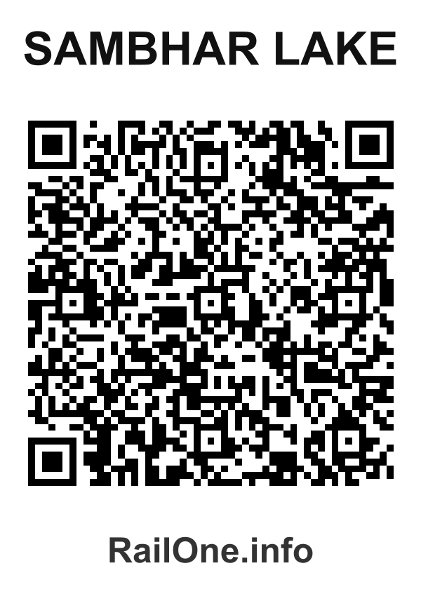 RailOne QR Code for Sambhar Lake station