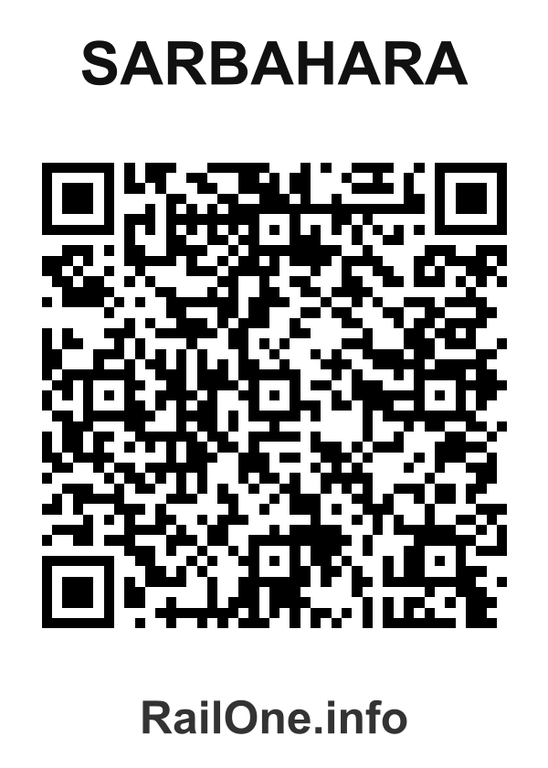 RailOne QR Code for Sarbahara station