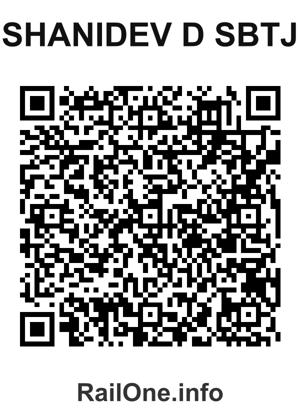 RailOne QR Code for Shanidev D Sbtj station