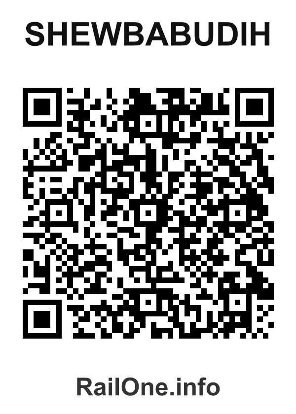 RailOne QR Code for Shewbabudih station